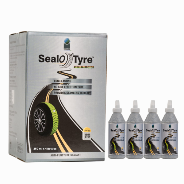 Sealotyre Anti Puncture Tyre Sealant 250 ml combo pack of 4